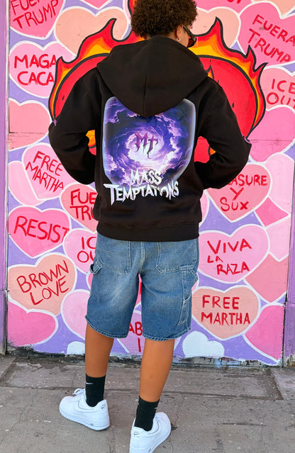 MT Rhinestone Zip-up Jacket